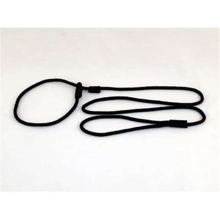 Soft Lines Soft Lines P20406BLACK Small Dog Slip Leash 0.25 In. Diameter By 6 Ft. - Black P20406BLACK